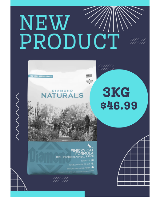 Diamond Naturals Cat With Chicken & Rice3kg