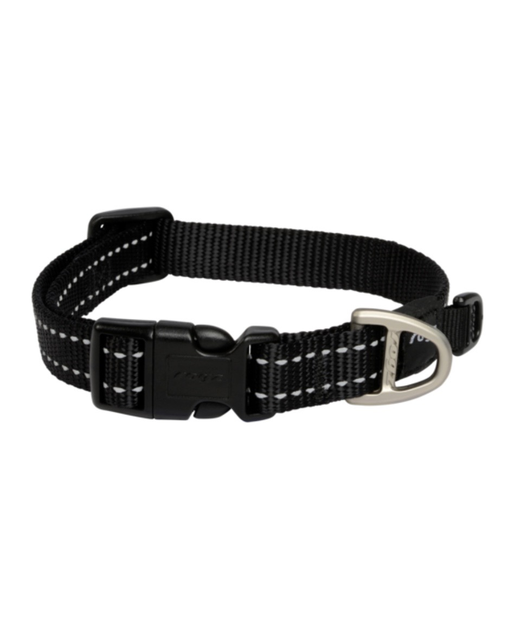 Rogz Collar Black Medium 26-40cm 