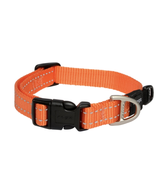 Rogz Collar Orange Medium 26-40cm 
