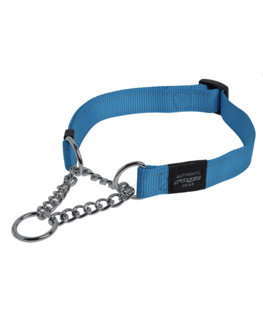 Rogz Obedience Collar Turquoise Large 37-56cm 
