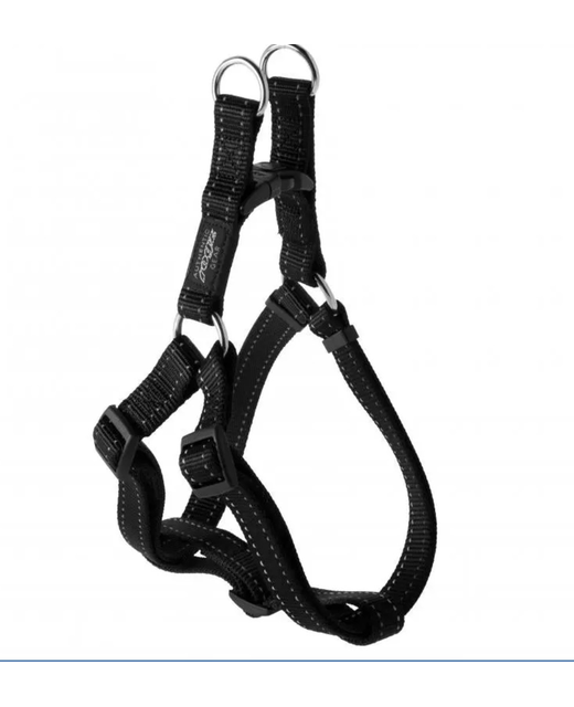 Rogz Step-In Harness Black Large 53-76cm 