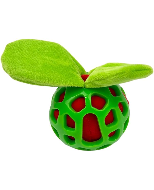 Ruff Play Vegemates Squeaky Plush Apple 14cm 
