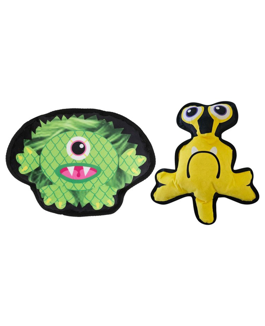 Indie & Scout Plush Monste GREEN Dog Toy  