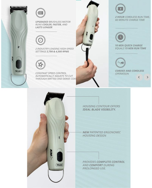 Wahl KMC+ Cord/Cordless Clipper 