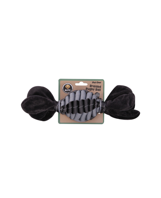 PetOne Blitz Braided Rugby Ball Large