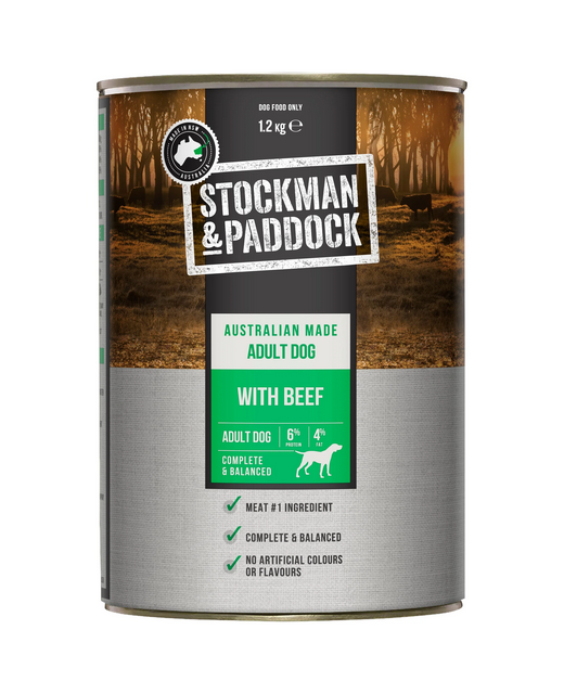 Stockman & Paddock™ Adult Dog Beef Wet Food 1.2kg