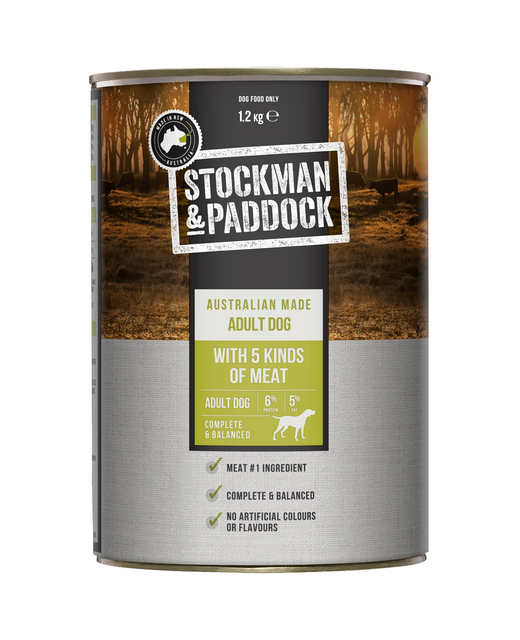 Stockman & Paddock™ Adult Dog 5 Kinds of Meat Wet Food 1.2kg