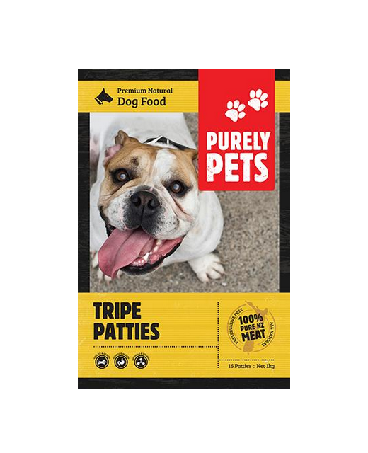 Purely Pets Tripe Patties 1kg