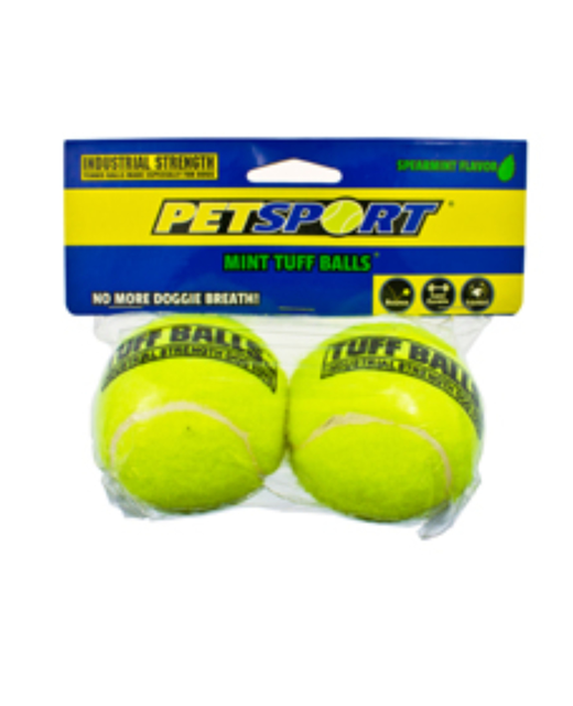 Pet Sport Tuff Mint Tennis Balls 2pk