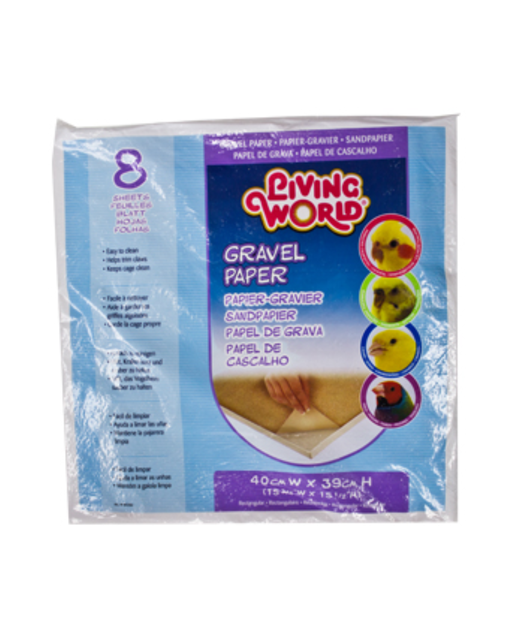 Living World Gravel Paper Square 40x39cm 8pk