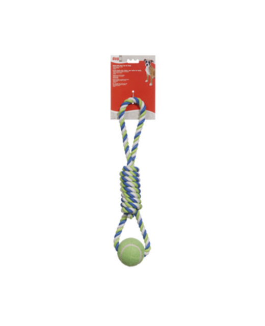 Dogit Rope Toy Tennis Ball Multi Tug 61cm XLge 