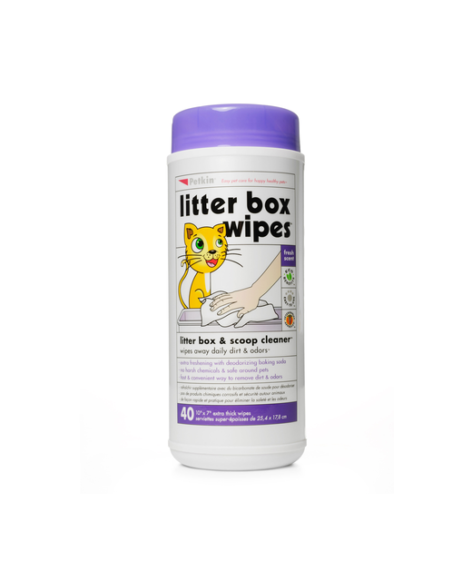 Petkin Litter Box Wipes