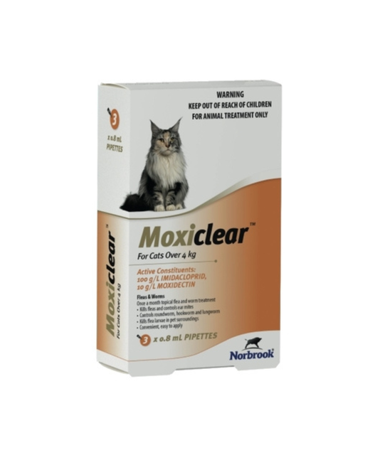 Moxiclear Cat 4kg & over 3pack 