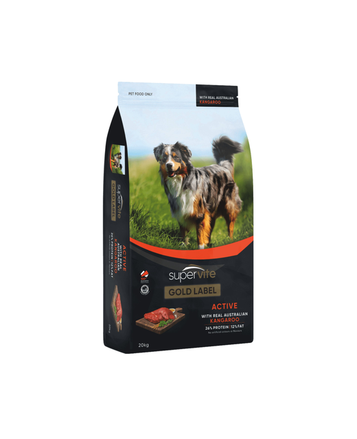 Supervite Gold Label Adult Active Kangaroo 3kg