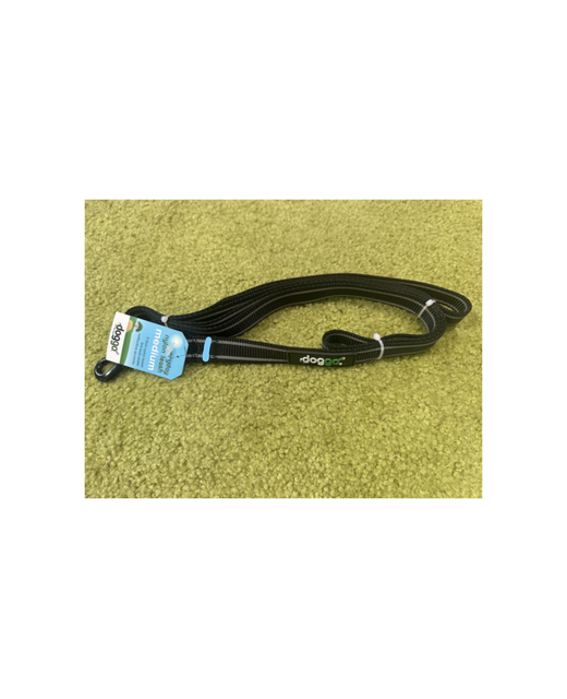 Doggo Black Reflective Lead 1.5m Large