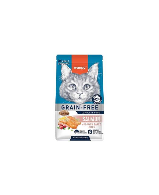 Wanpy Cat - Grain Free Salmon Recipe 1.5kg