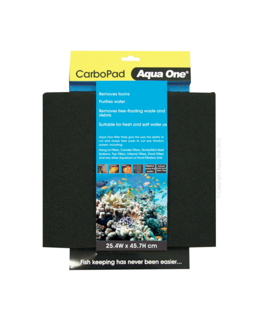 Aqua One Carbo Pad - Self Cut Filter Pad