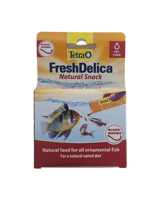 Tetra FreshDelica Natural Snack Bloodworms 48g