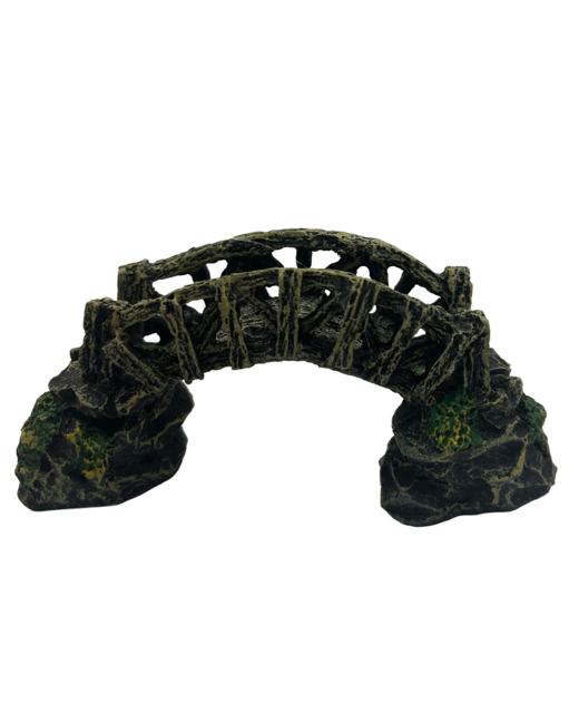 Brooklands Tank Treasures Wood Look Arch Bridge 