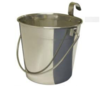 Stainless Steel Bucket – Flat Sided • With hook 1.9litre