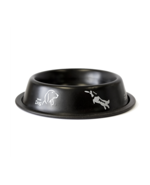 Petware Premium Stainless Steel Black Bowl 220ml