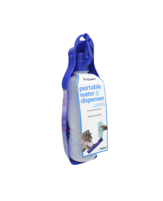 Petware Water Dispenser Dog 500ml Blue