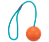 Trixie Dimple Rubber Ball with Rope 30cm