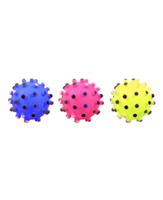 Pawise Vinyl Spiky Dot Ball Medium 8cm