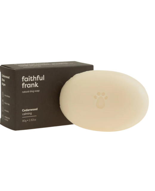 Faithful Frank Natural Dog Soap Cedarwood Calming  80g