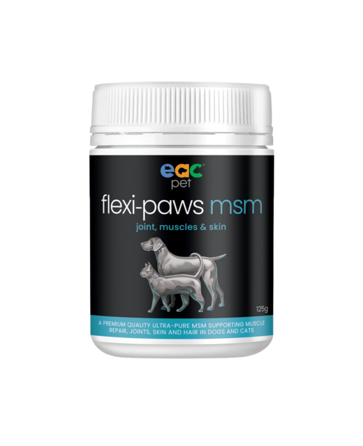 EAC  Flexi Paws msm Joint Supplement For Dogs & Cats 125g