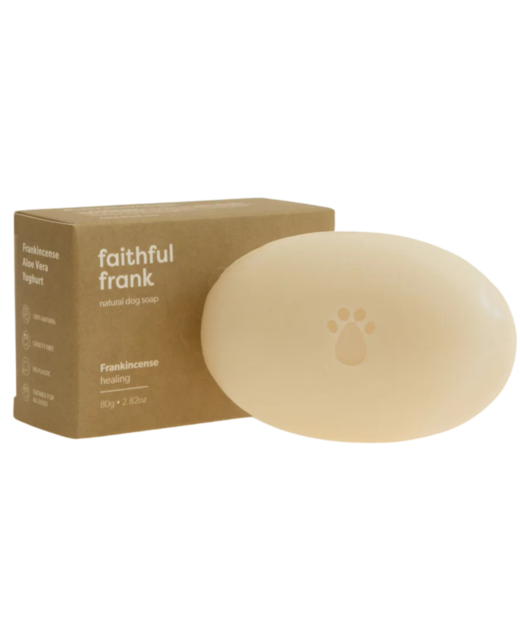 Faithful Frank Natural Dog Soap Frankincense Healing 80g