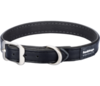 Red Dingo Dog Collar Vegan Leather Black 15mmx30cm 