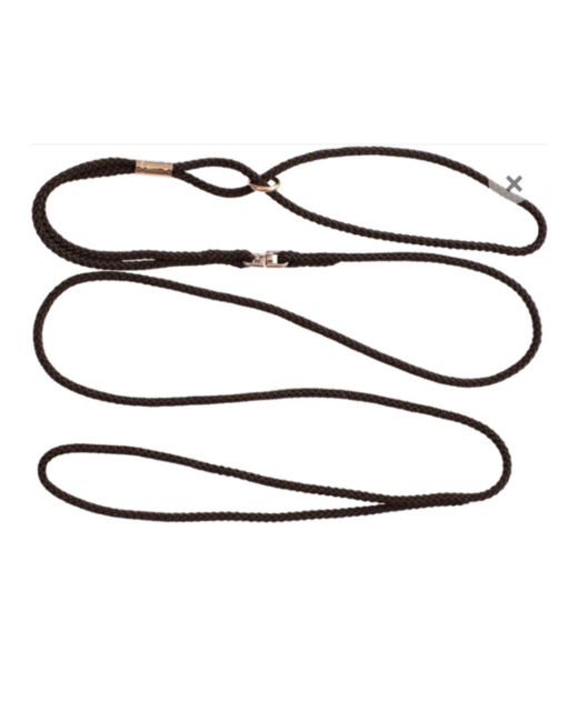 Lead Nylon Cord Show 4mm Black 120cm long