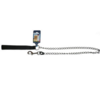 Beau Pets Chain Lead with Web Handle 1.1m long