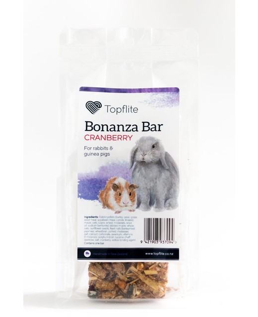 Topflite Bonanza Bar – Cranberry (Rabbit & Guinea Pig treat)