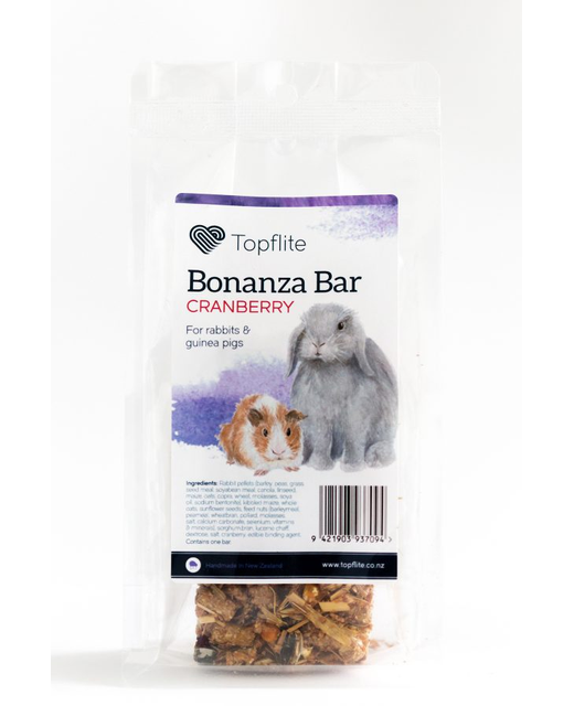 Topflite Bonanza Bar – Cranberry (Rabbit & Guinea Pig treat)